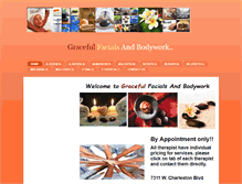 Tablet Screenshot of gracefulfacials.com